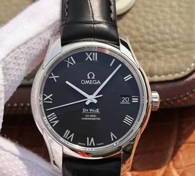 Omega De Ville 431.13.41.21.01.001 VS Factory 1:1 Best Edition Replica Watch Black Dial Swiss ETA8500